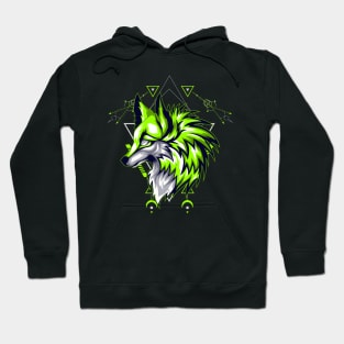 wolf head Hoodie